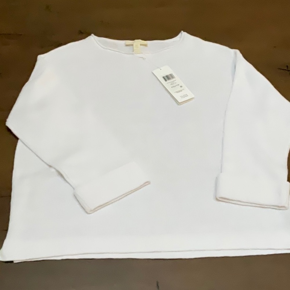 Eileen Fisher 100% Linen Top